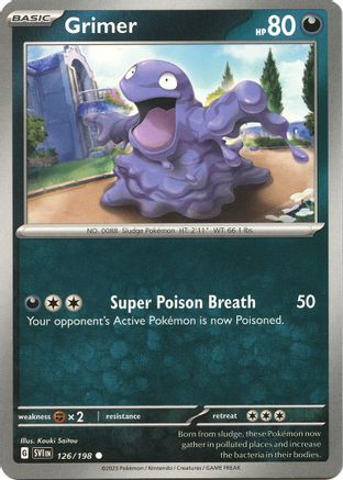 Grimer (126) [SV01 Scarlet & Violet Base Set] Reverse Holofoil - Common