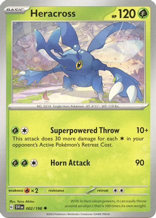 Heracross (002) [SV01 Scarlet & Violet Base Set] - Uncommon