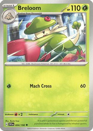 Breloom (004) [SV01 Scarlet & Violet Base Set] Reverse Holofoil - Uncommon