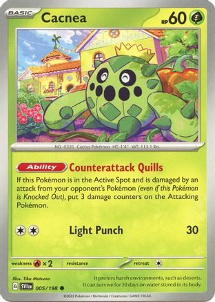 Cacnea (005/198) [SV01 Scarlet & Violet Base Set] - Common
