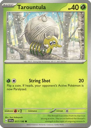 Tarountula (017/198) [SV01 Scarlet & Violet Base Set] Reverse Holofoil - Common