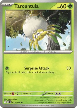 Tarountula (018/198) [SV01 Scarlet & Violet Base Set] - Common