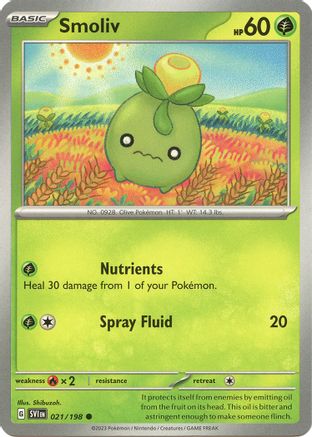 Smoliv (021/198) [SV01 Scarlet & Violet Base Set] - Common