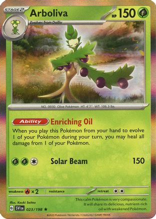Arboliva (023) [SV01 Scarlet & Violet Base Set] Reverse Holofoil - Rare
