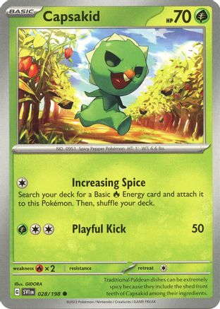 Capsakid (028/198) [SV01 Scarlet & Violet Base Set] - Common