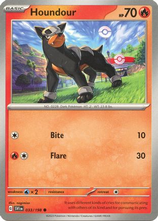 Houndour (033/198) [SV01 Scarlet & Violet Base Set] - Common
