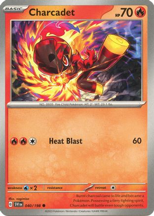 Charcadet (040/198) [SV01 Scarlet & Violet Base Set] Reverse Holofoil - Common