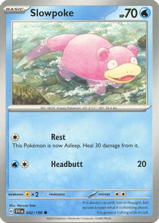 Slowpoke (042/198) [SV01 Scarlet & Violet Base Set] - Common