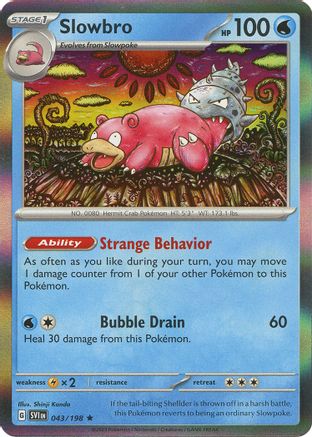 Slowbro (043) [SV01 Scarlet & Violet Base Set] Reverse Holofoil - Rare