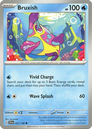 Bruxish (051) [SV01 Scarlet & Violet Base Set] Reverse Holofoil - Common