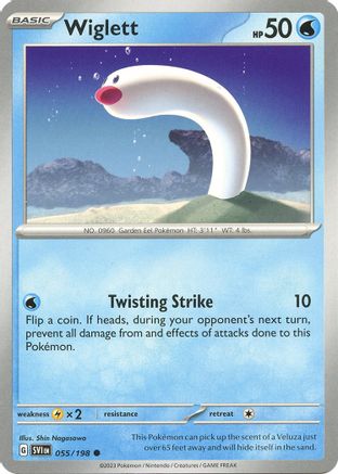 Wiglett (055/198) [SV01 Scarlet & Violet Base Set] Reverse Holofoil - Common