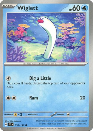 Wiglett (056/198) [SV01 Scarlet & Violet Base Set] - Common