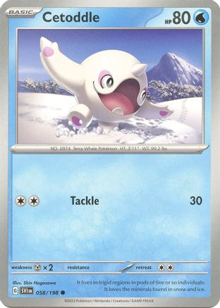 Cetoddle (058/198) [SV01 Scarlet & Violet Base Set] - Common