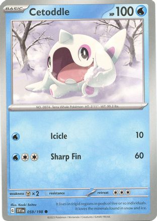 Cetoddle (059/198) [SV01 Scarlet & Violet Base Set] Reverse Holofoil - Common