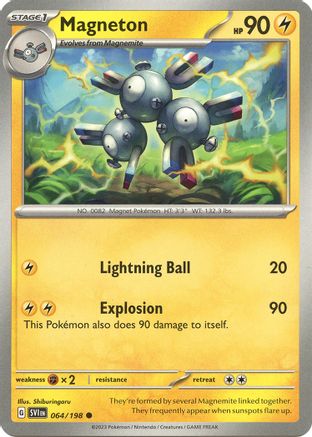 Magneton (064) [SV01 Scarlet & Violet Base Set] Reverse Holofoil - Common