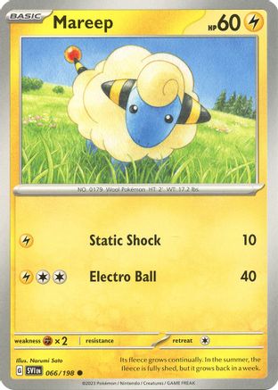 Mareep (066) [SV01 Scarlet & Violet Base Set] Reverse Holofoil - Common