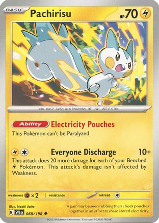 Pachirisu (068/198) [SV01 Scarlet & Violet Base Set] - Uncommon