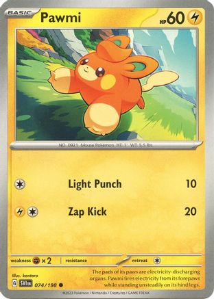 Pawmi (074/198) [SV01 Scarlet & Violet Base Set] - Common