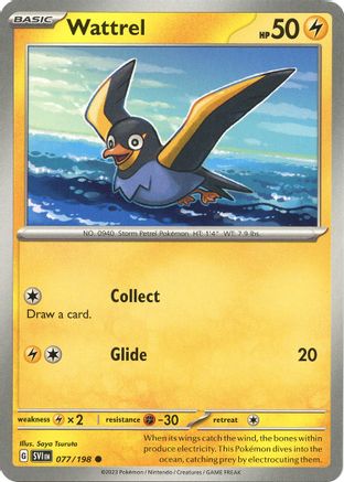 Wattrel (077/198) [SV01 Scarlet & Violet Base Set] - Common