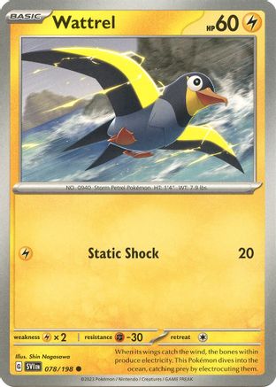 Wattrel (078/198) [SV01 Scarlet & Violet Base Set] - Common