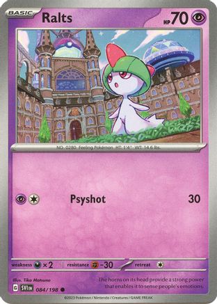 Ralts (084/198) [SV01 Scarlet & Violet Base Set] Reverse Holofoil - Common