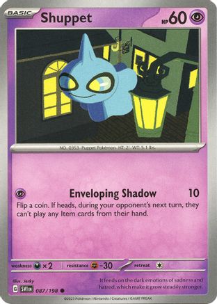 Shuppet (087) [SV01 Scarlet & Violet Base Set] - Common