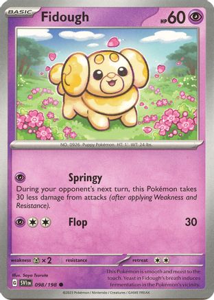 Fidough (098/198) [SV01 Scarlet & Violet Base Set] - Common