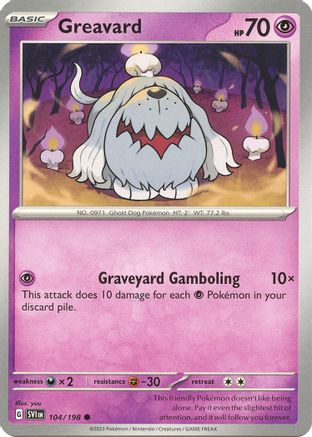 Greavard (104/198) [SV01 Scarlet & Violet Base Set] - Common