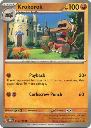 Krokorok (116) [SV01 Scarlet & Violet Base Set] - Common