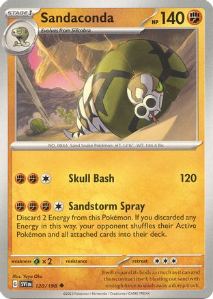 Sandaconda (120) [SV01 Scarlet & Violet Base Set] Reverse Holofoil - Uncommon
