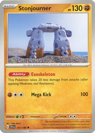 Stonjourner (121) [SV01 Scarlet & Violet Base Set] Reverse Holofoil - Uncommon