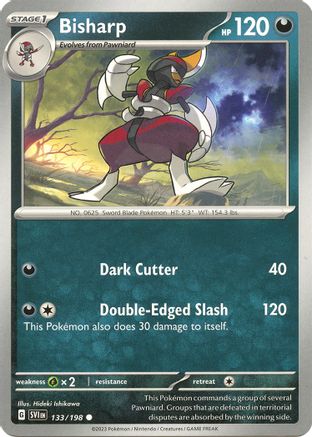Bisharp (133) [SV01 Scarlet & Violet Base Set] - Common