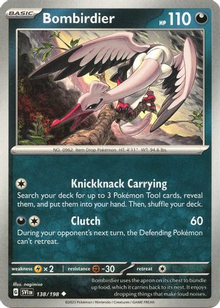 Bombirdier (138/198) [SV01 Scarlet & Violet Base Set] - Uncommon