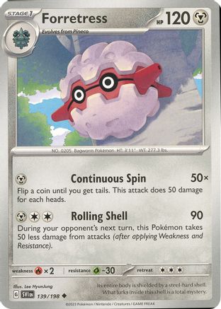 Forretress (139) [SV01 Scarlet & Violet Base Set] - Uncommon