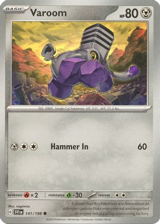 Varoom (141/198) [SV01 Scarlet & Violet Base Set] Reverse Holofoil - Common
