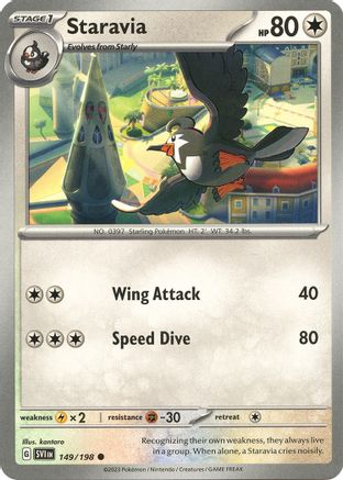 Staravia (149) [SV01 Scarlet & Violet Base Set] Reverse Holofoil - Common