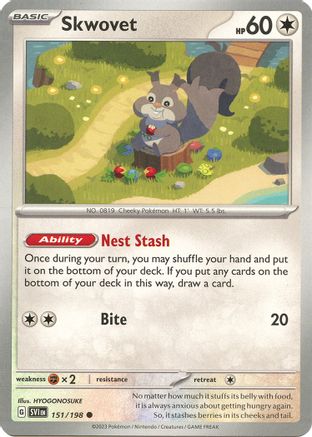 Skwovet (151/198) [SV01 Scarlet & Violet Base Set] - Common