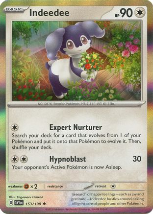 Indeedee (153) [SV01 Scarlet & Violet Base Set] Reverse Holofoil - Rare