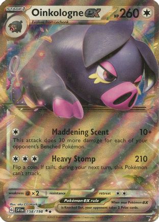 Oinkologne ex (158/198) [SV01 Scarlet & Violet Base Set] Holofoil - Double Rare