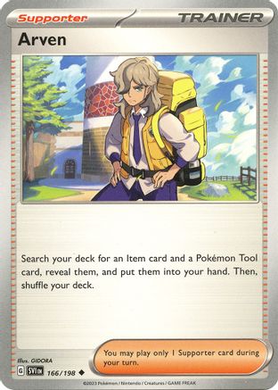 Arven (166/198) [SV01 Scarlet & Violet Base Set] - Uncommon