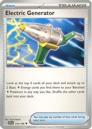 Electric Generator (170) [SV01 Scarlet & Violet Base Set] - Uncommon