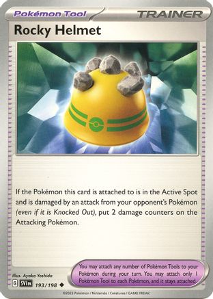 Rocky Helmet (193) [SV01 Scarlet & Violet Base Set] Reverse Holofoil - Uncommon