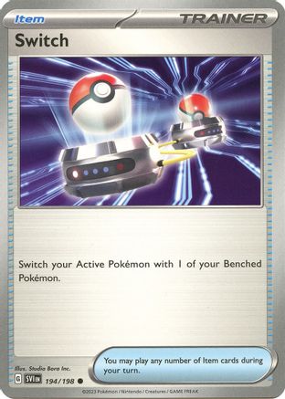 Switch (194) [SV01 Scarlet & Violet Base Set] Reverse Holofoil - Common