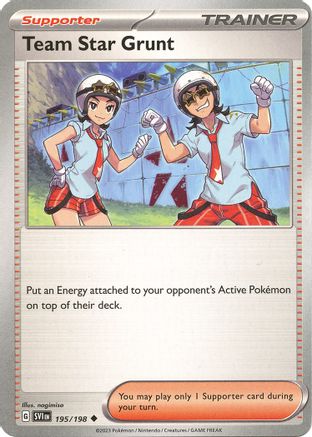 Team Star Grunt (195/198) [SV01 Scarlet & Violet Base Set] Reverse Holofoil - Uncommon