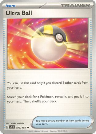 Ultra Ball (196) [SV01 Scarlet & Violet Base Set] Reverse Holofoil - Uncommon
