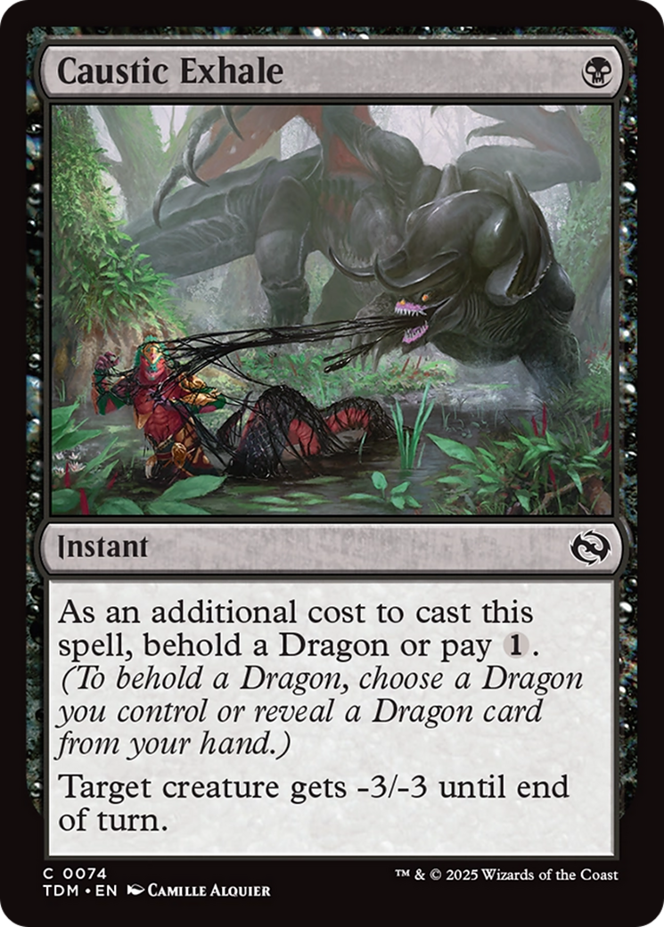 Caustic Exhale (TDM-074) [Tarkir: Dragonstorm]