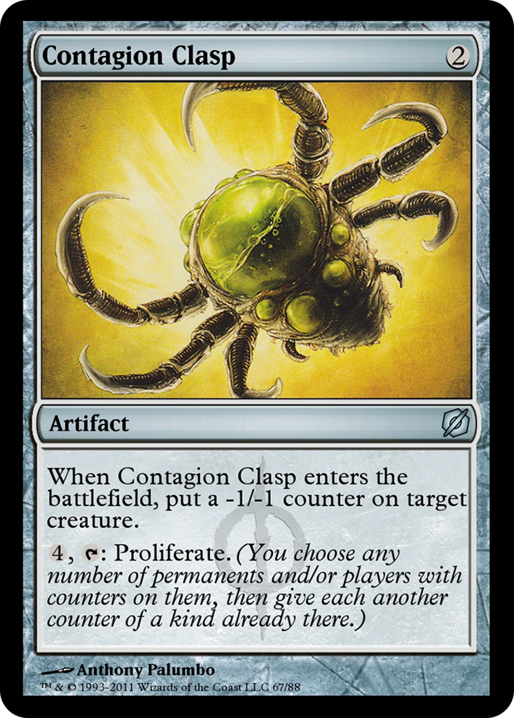 Contagion Clasp (TD2-067) [Duel Decks: Mirrodin Pure vs. New Phyrexia]