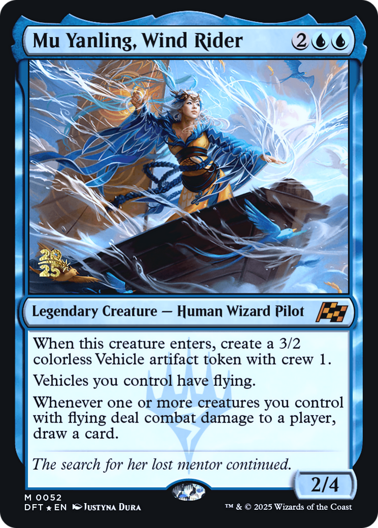 Mu Yanling, Wind Rider (PRE-052) [Prerelease Cards] Foil
