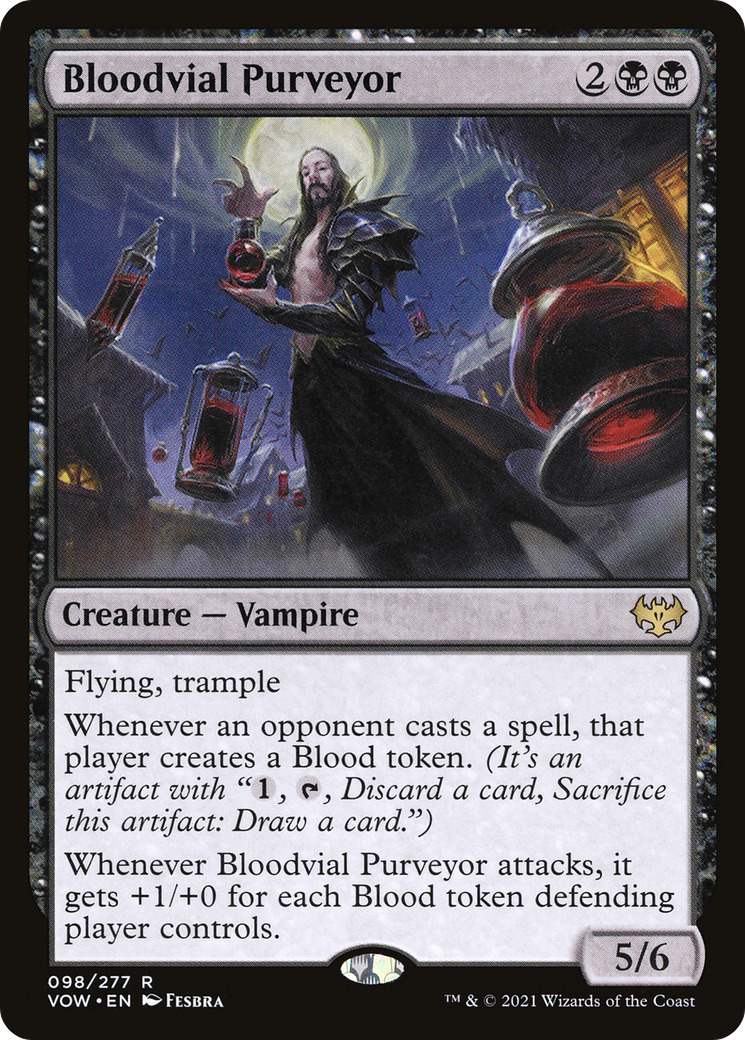 Bloodvial Purveyor (VOW-098) [Innistrad: Crimson Vow] Foil