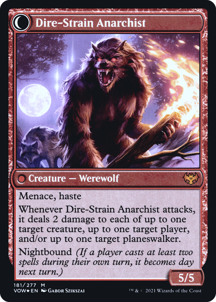 Volatile Arsonist (PRE-181) [Innistrad: Crimson Vow Promos] Foil